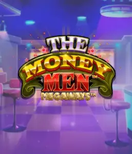 Dive into the exciting world of The Money Men Megaways slot by Pragmatic Play, showcasing a striking logo with glittering stars against a stylish casino setting. This graphic conveys the excitement and glamour of casino gaming with its stunning design and colorful ambiance. Ideal for gambling fans looking for a taste of Vegas. 