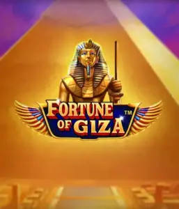 Explore the mystical world of the Fortune of Giza game by Pragmatic Play, featuring a stunning depiction of a Pharaoh amid the iconic pyramid backdrop. This graphic conveys the glory of Egyptian history, ideal for fans of Egyptian-themed slots, providing a captivating gaming experience.